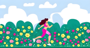 Woman running